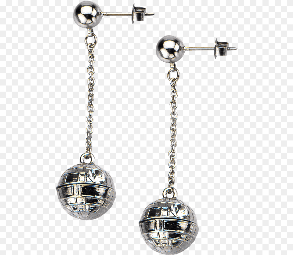 Star Wars 3d Death Star Chain Drop Earrings Star Wars Earring, Accessories, Jewelry Free Png