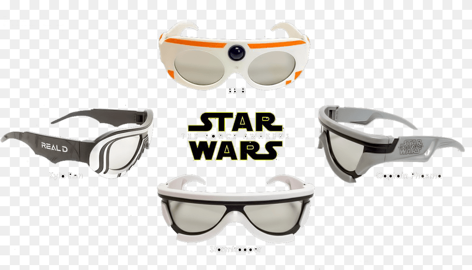 Star Wars 3d Glasses Oval, Accessories, Goggles, Sunglasses, Blade Free Transparent Png