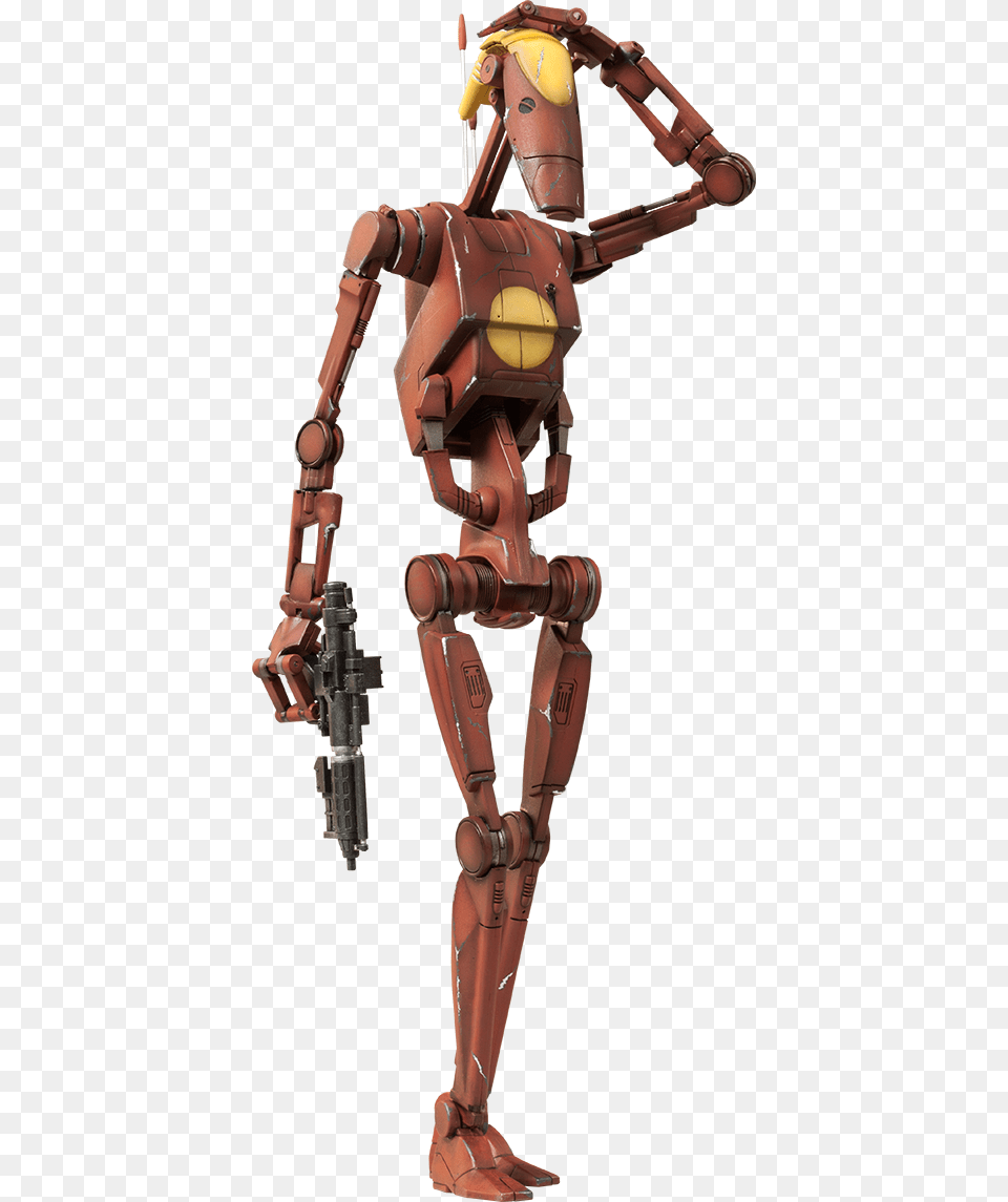 Star Wars Battle Droid Geonosis, Robot, Adult, Male, Man Png Image