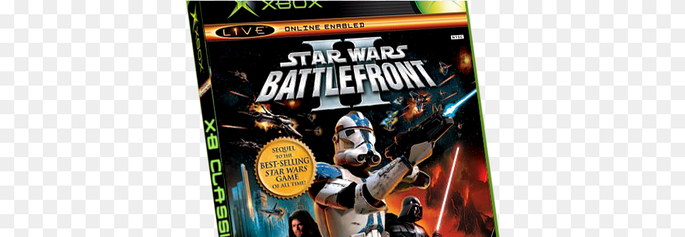 Star Wars Battlefront 2 Xbox Classic, Adult, Book, Female, Person Free Png Download