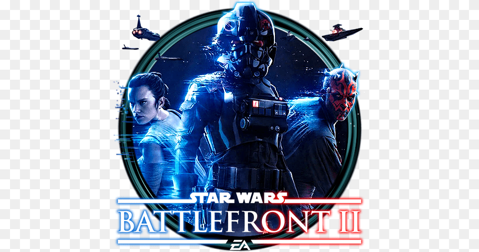 Star Wars Battlefront Icon Star Wars Battlefront 2 Box Art, Adult, Person, Man, Male Free Png Download