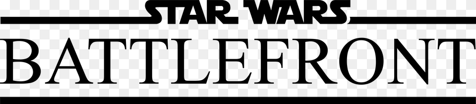 Star Wars Battlefront Logo, Gray Free Png