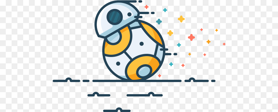 Star Wars Bb 8 Icon, Art, Graphics Free Png Download