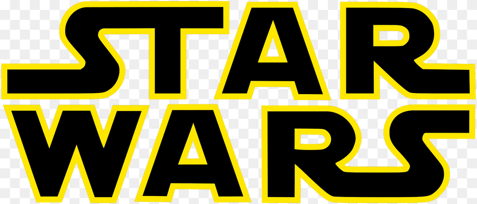 Star Wars Black And Yellow Logo, Scoreboard, Text Free Png