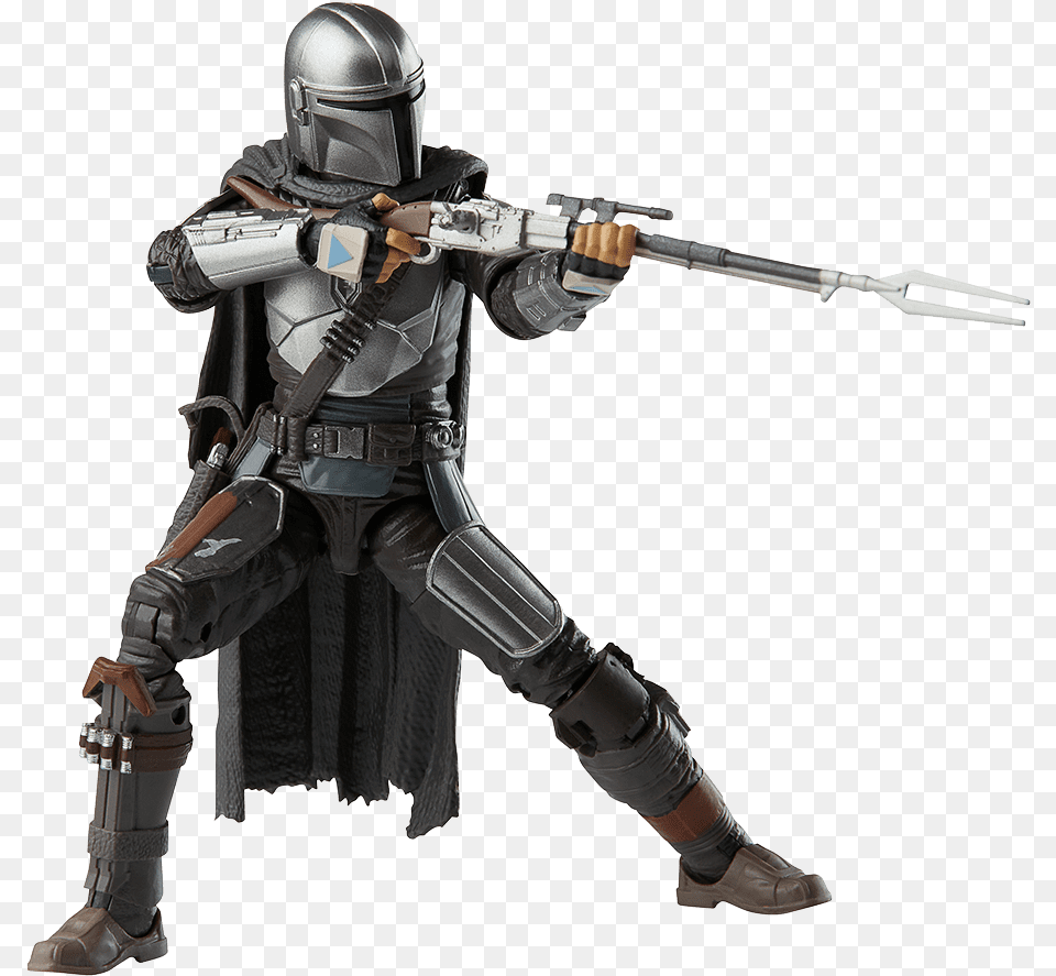 Star Wars Black Series The Mandalorian Beskar Mandalorian Figure Black Series, Adult, Male, Man, Person Free Transparent Png