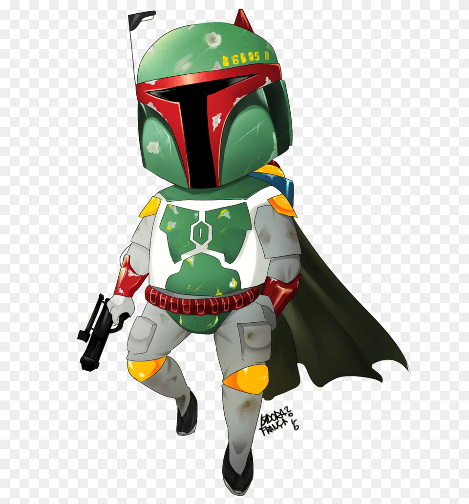 Star Wars Boba Fett, Baby, Person, Helmet Free Png Download