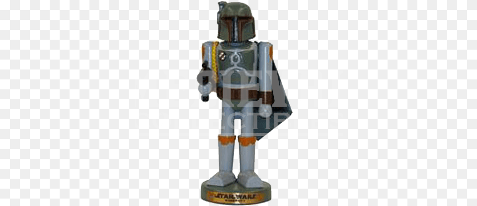 Star Wars Boba Fett Nutcracker Kurt Adler Boba Fett Robot, Armor, Bottle, Cosmetics, Perfume Png