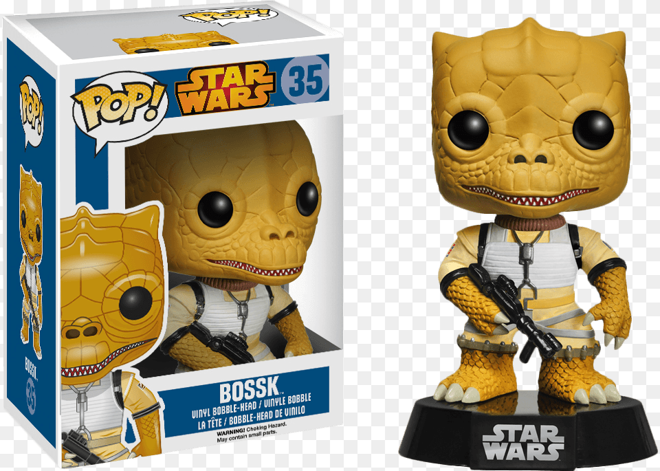 Star Wars Bossk Funko Pop, Toy, Person, Face, Head Png Image