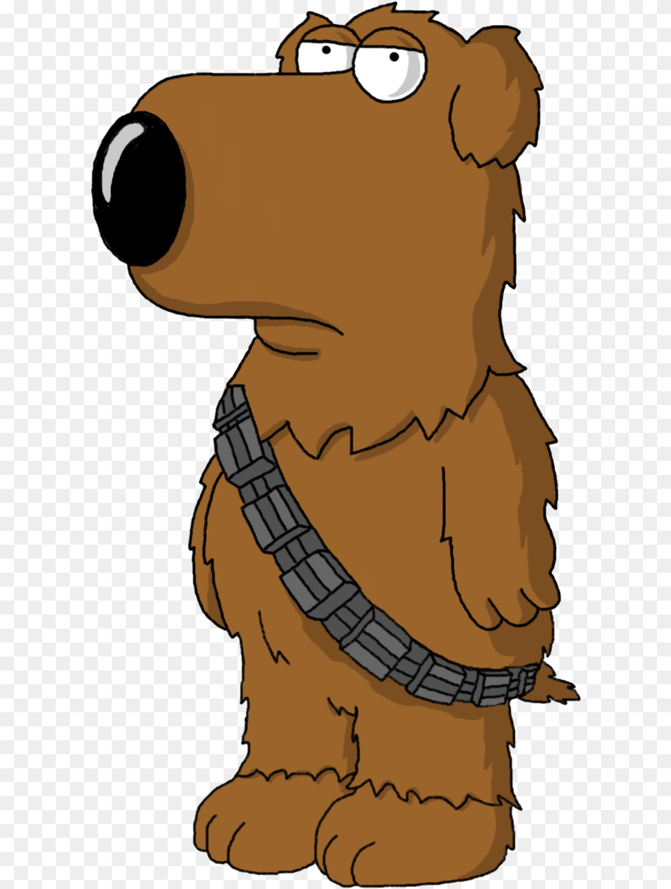 Star Wars Brian As Chewbacca Clipart Clipart Image Family Guy Star Wars Brian, Animal, Canine, Dog, Mammal Free Png