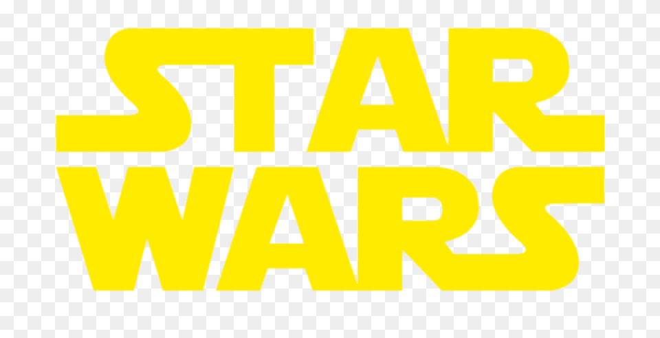 Star Wars Bright Yellow Logo, Text Png