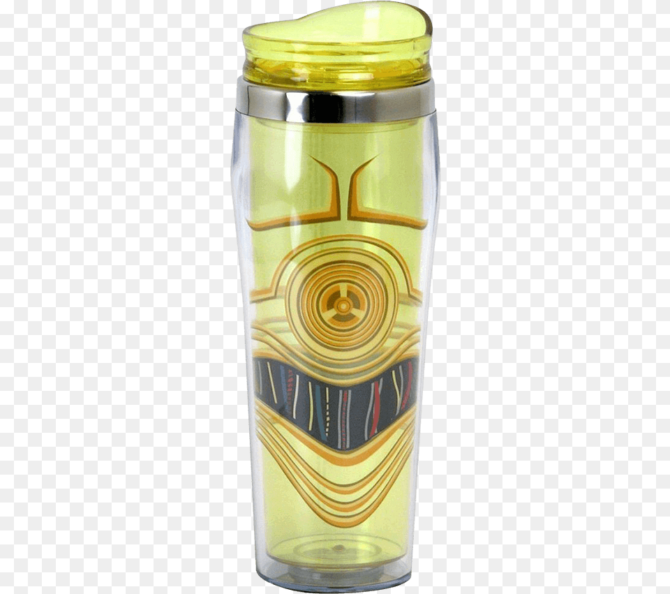 Star Wars C 3po Plastic Travel Mug Pint Glass, Jar, Bottle, Shaker, Cup Free Transparent Png