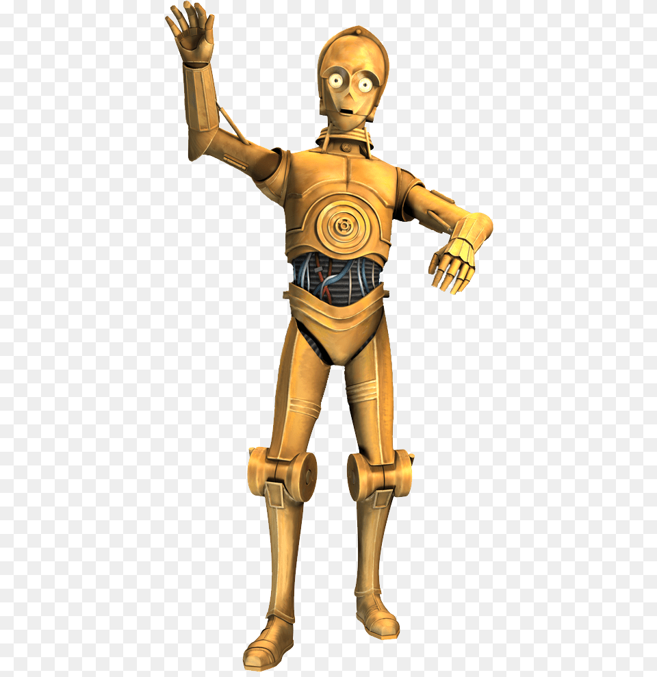 Star Wars C3po And Jar Jar Binks, Adult, Female, Person, Woman Free Png Download