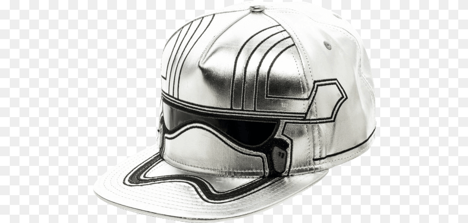 Star Wars Captain Phasma Snapback Hat Baseball Cap, Baseball Cap, Clothing, Helmet Png