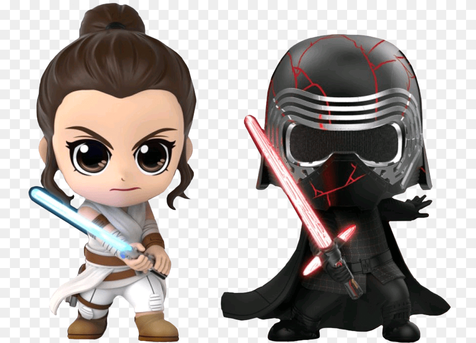 Star Wars Cartoon Rey Star Wars, Doll, Helmet, Toy, Person Png