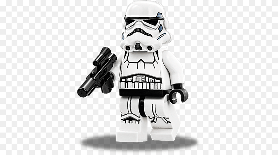 Star Wars Characters Black And White Lego Star Wars Minifigures Stormtrooper 2014, Robot, Baby, Person, Gun Free Transparent Png