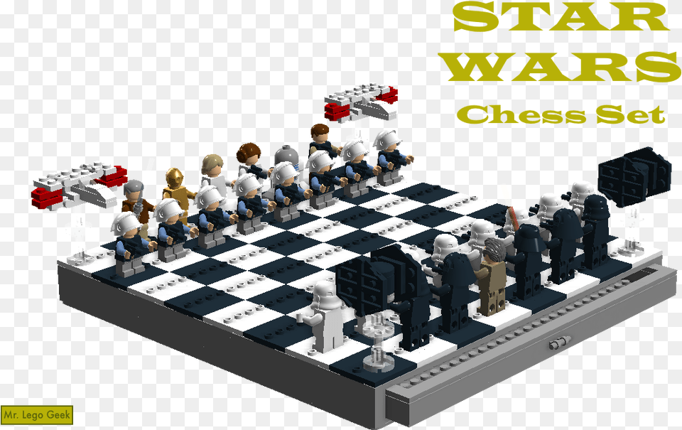 Star Wars Chess Lego Star Wars Chess, Game, Person Free Png Download