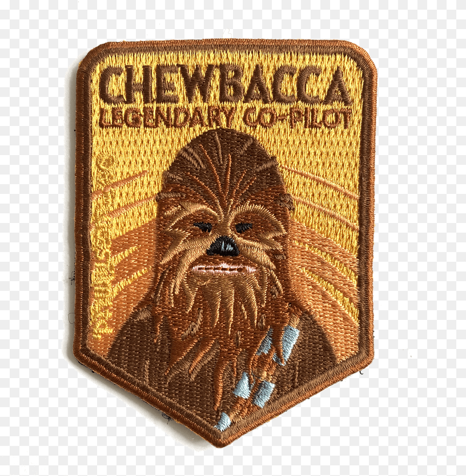 Star Wars Chewbacca Morale Patch Chewbacca Bordado, Badge, Logo, Symbol, Face Png Image