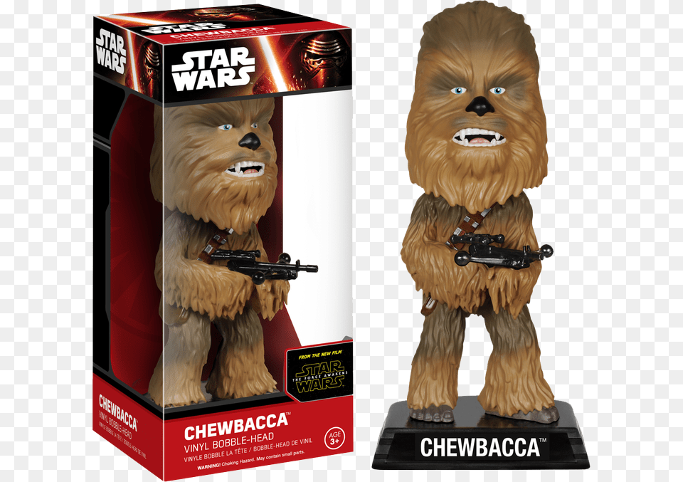 Star Wars Chewbacca Vinyl Bobble Head, Figurine, Baby, Person, Face Free Png Download