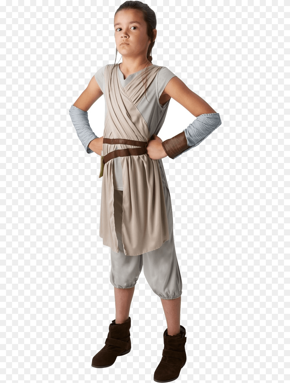 Star Wars Child Rey Deluxe Age 9 Costume Princess Rey Star Wars, Clothing, Person, Girl, Teen Free Png Download