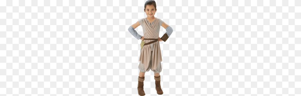 Star Wars Child Rey Deluxe Age Costume Jokers, Clothing, Person, Female, Girl Png Image