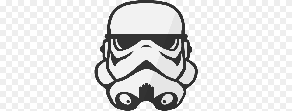 Star Wars Clipart Face Stormtrooper Helmet Car Sticker, Stencil, Head, Person, Baby Free Png