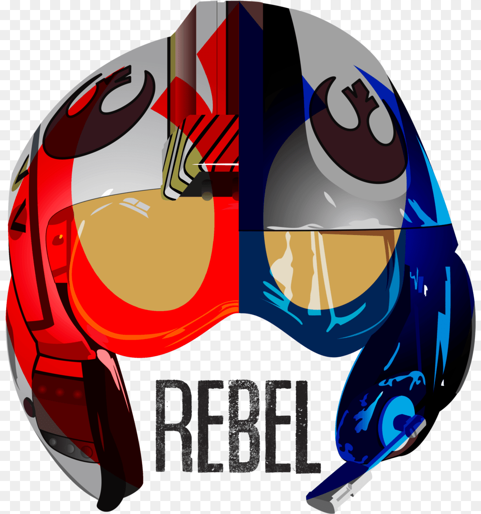 Star Wars Clipart Resistance X Wing Fighter Red Art, Crash Helmet, Helmet, Adult, Male Free Png Download