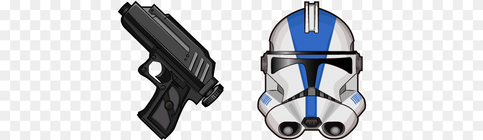 Star Wars Clone Trooper 501st Legion Dc Blaster Star Wars Logo, Firearm, Gun, Handgun, Weapon Png