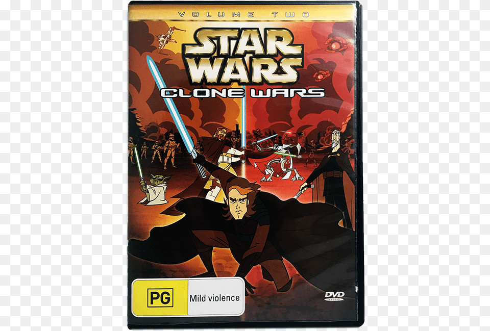 Star Wars Clone Wars Volume Two, Book, Comics, Publication, Adult Free Png