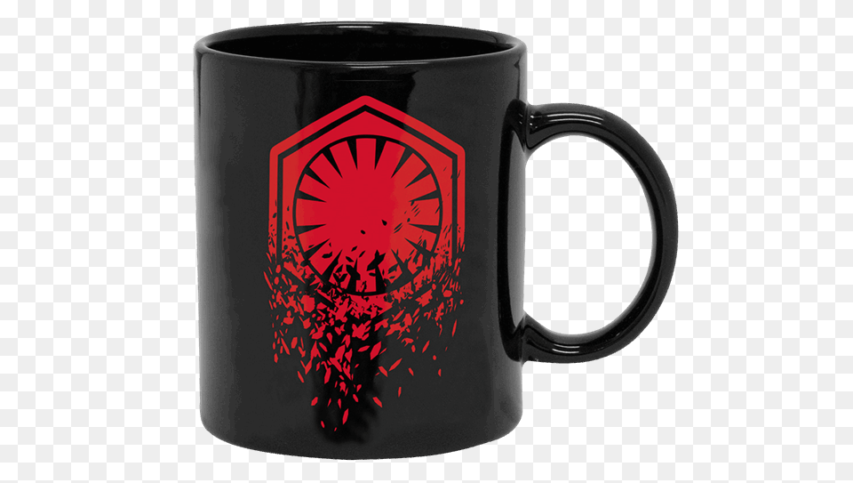 Star Wars Coffee Mug The First Order Black Mug, Cup, Beverage, Coffee Cup Free Transparent Png