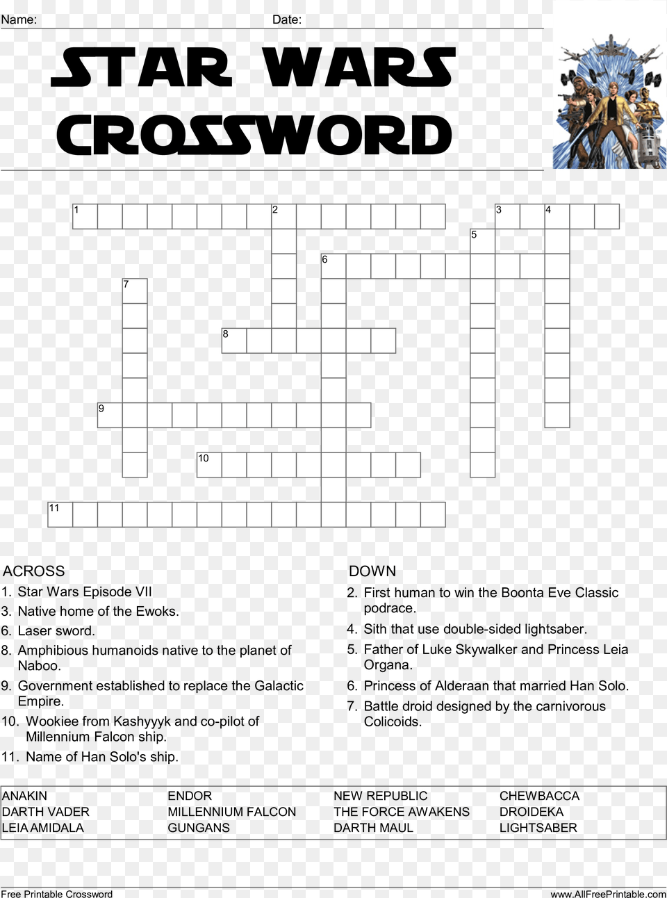 Star Wars Crossword Game Main Image Star Wars Volume 1 Skywalker Strikes Tpb, Person, Crossword Puzzle Free Png