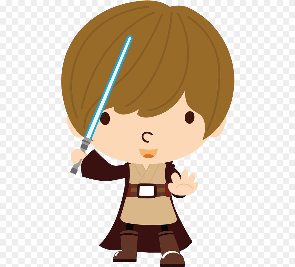 Star Wars Cute Clipart Background Star Wars Luke Clipart, Baby, Person, Face, Head Png Image