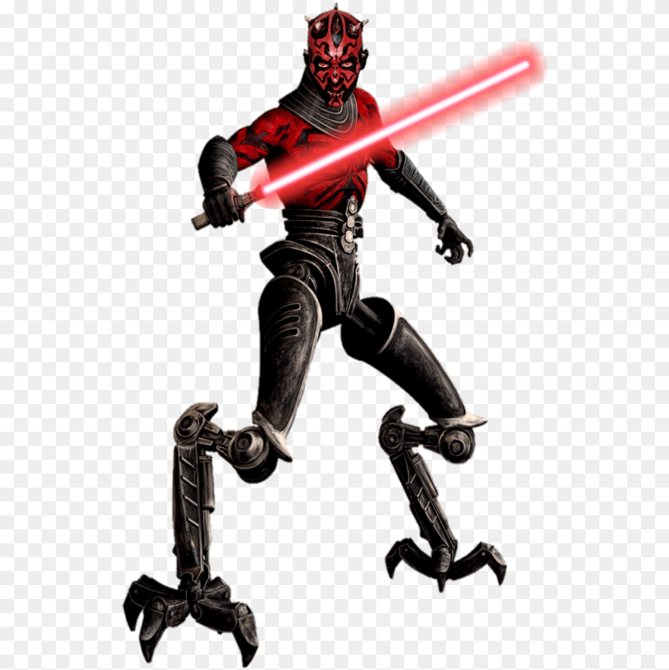 Star Wars Cyborg Maul, Adult, Male, Man, Person Free Png