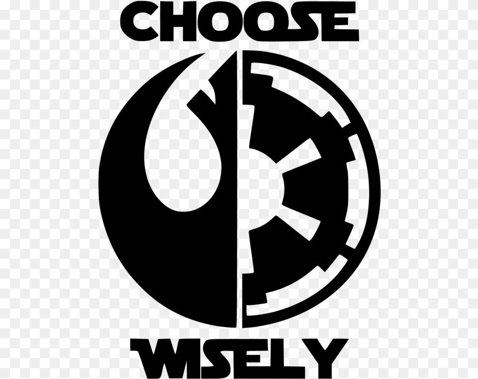 Star Wars Darkside Symbol, Gray Free Transparent Png