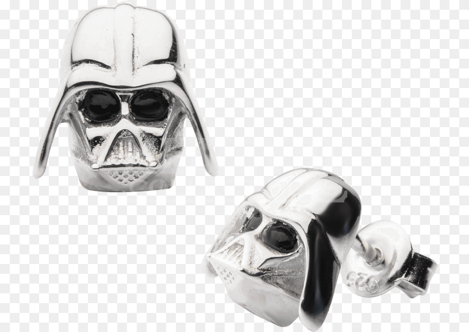 Star Wars Darth Vader 3d Stud Earrings Sterling Silver Star Wars Darth Vader 3d Stud Earrings, Adult, Male, Man, Person Png Image