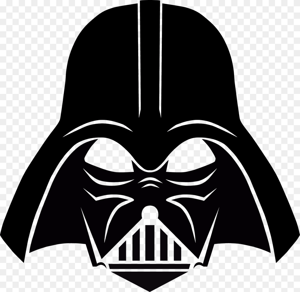 Star Wars Darth Vader Head, Stencil, Logo, Animal, Fish Free Png Download