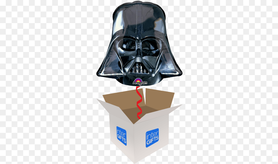 Star Wars Darth Vader Mask Star Wars Darth Vader Helm, Box, Cardboard, Carton, Clothing Free Png