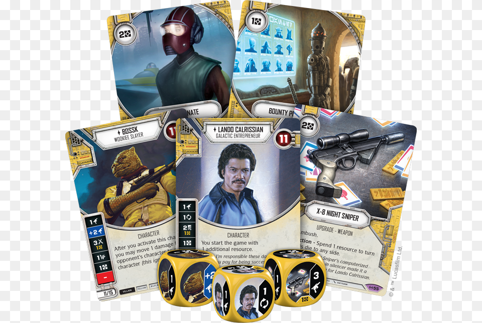Star Wars Destiny Empire At War Card, Adult, Man, Male, Weapon Free Png