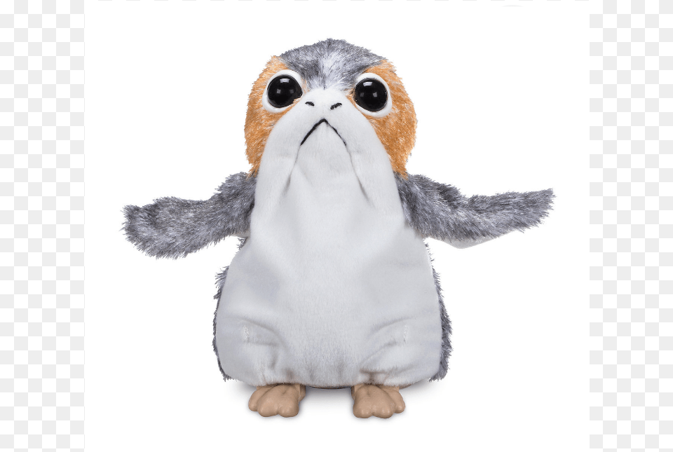 Star Wars Electronic Pluche Doll Porgs Plush, Toy, Animal, Bird, Penguin Free Png Download
