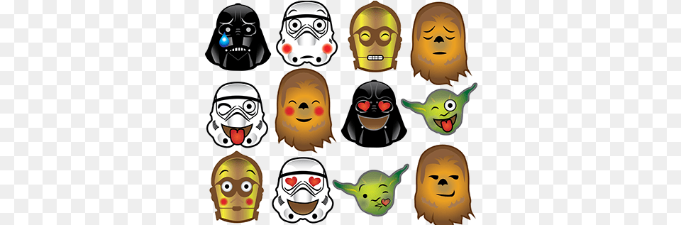 Star Wars Emojis Emoticons, Baby, Person, Mask, Face Free Png Download