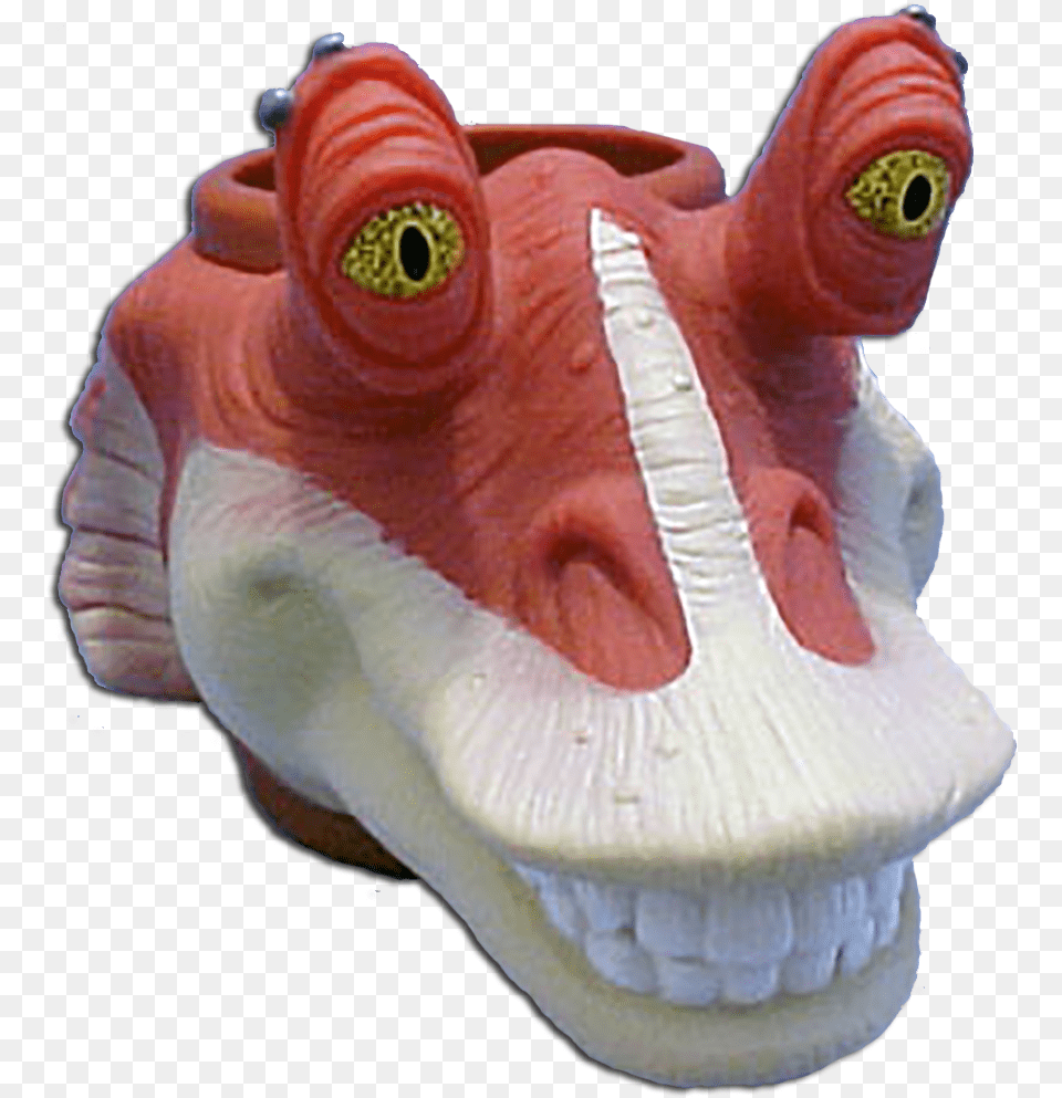 Star Wars Episode 1 Jar Jar Binks Kids Cup Jar Jar Binks Shaped Mug, Animal, Bird Free Transparent Png