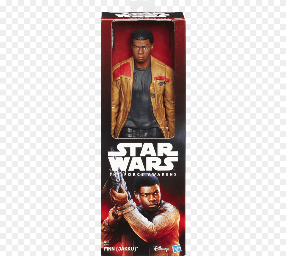 Star Wars Episode 7 Hero Series Figures Ast Finn Star Wars Hasbro, Weapon, Jacket, Handgun, Gun Free Transparent Png