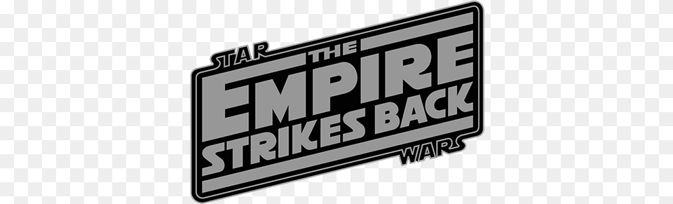 Star Wars Episode V The Empire Strikes Back Star Wars Empire Strikes Back Logo, Sticker, Scoreboard, Text Png