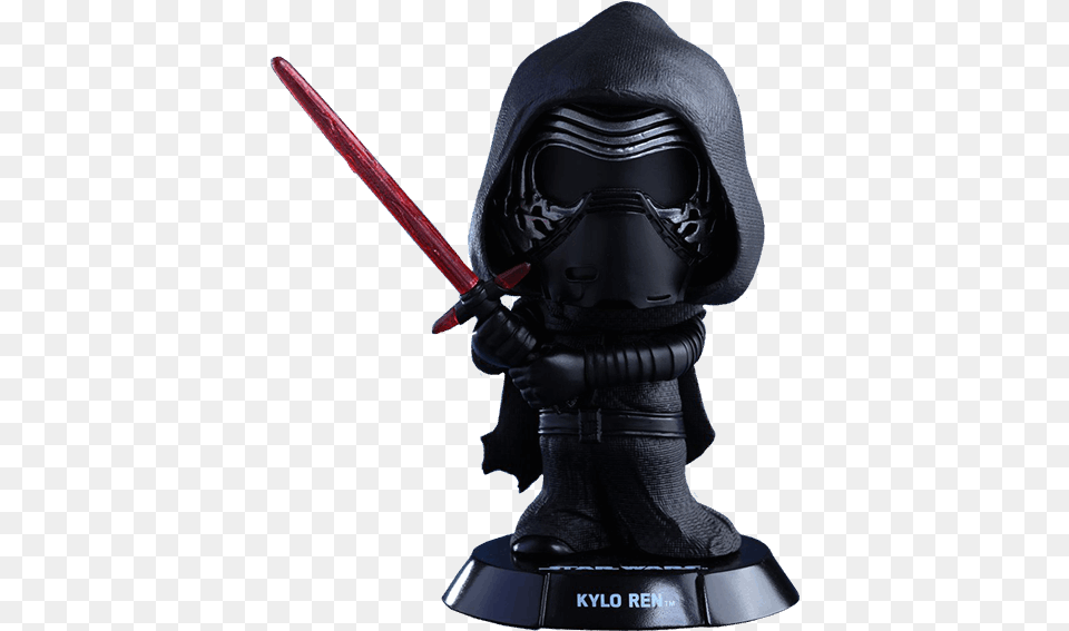 Star Wars Episode Viii Kylo Ren Large Vinyl Hot Toys Figure Star War Hot Toy Cosbaby, Sword, Weapon, Ninja, Person Png Image