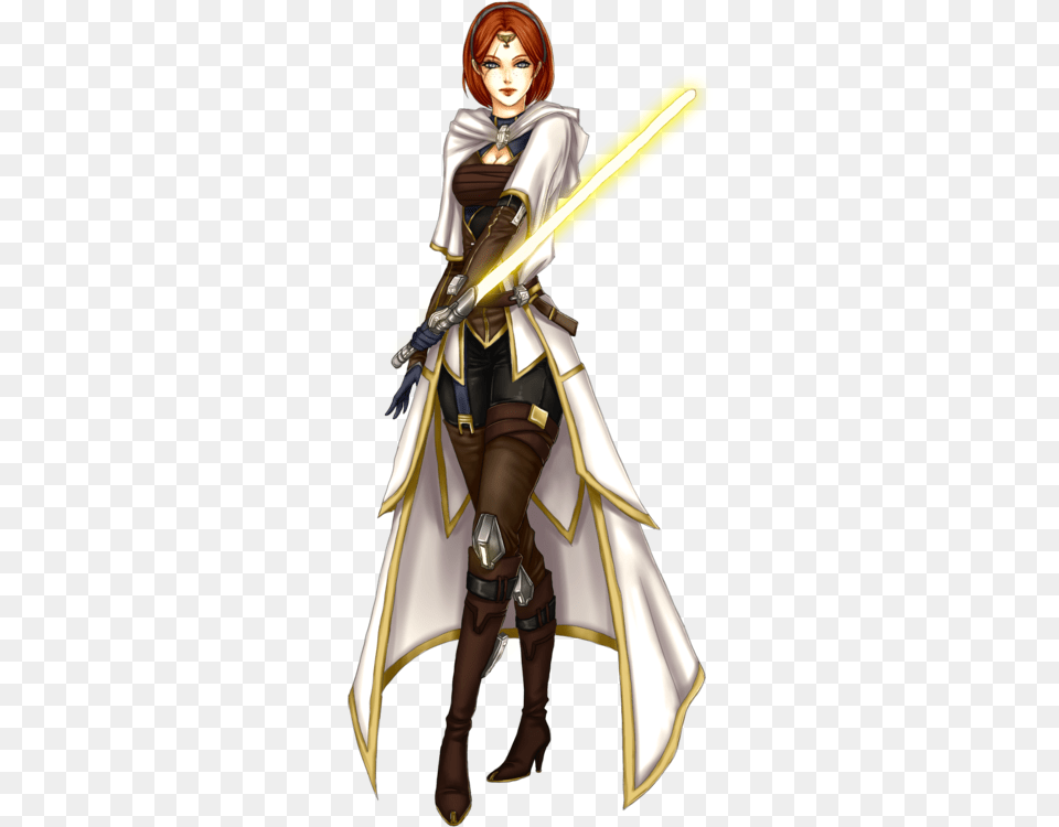 Star Wars Female Jedi Armor, Book, Comics, Publication, Adult Free Transparent Png