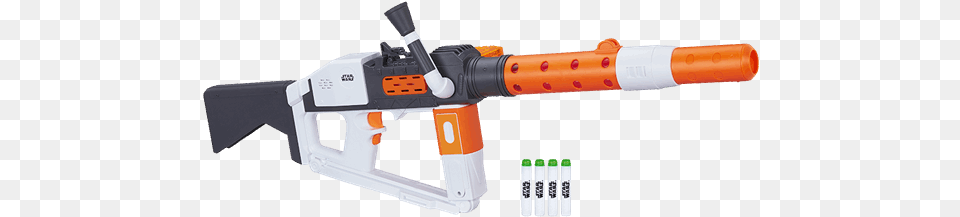 Star Wars First Order Stormtrooper Deluxe Nerf Blaster Nerf Star Wars Stormtrooper Blaster, Firearm, Gun, Rifle, Weapon Free Png Download