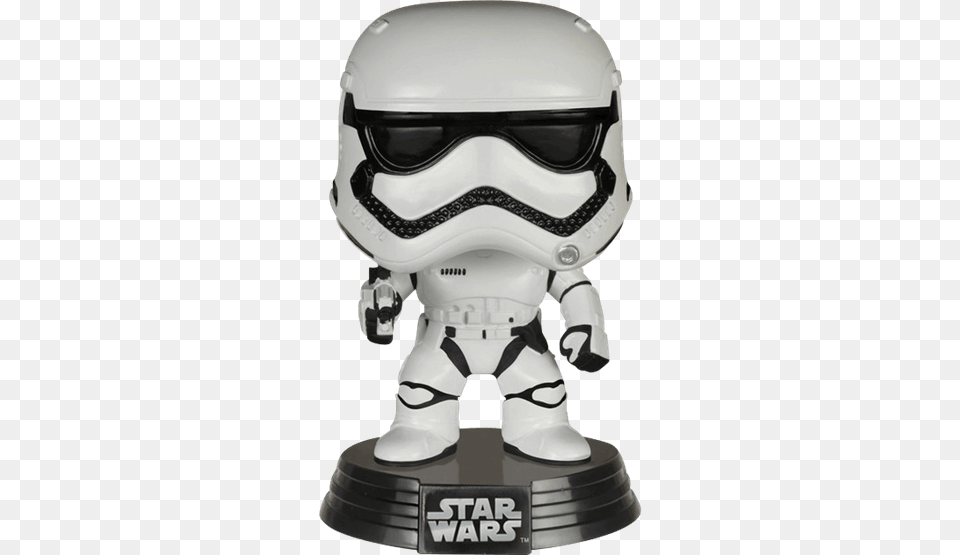 Star Wars First Order Stormtrooper Pop Bobblehead, Helmet, Robot, Baby, Person Free Png Download