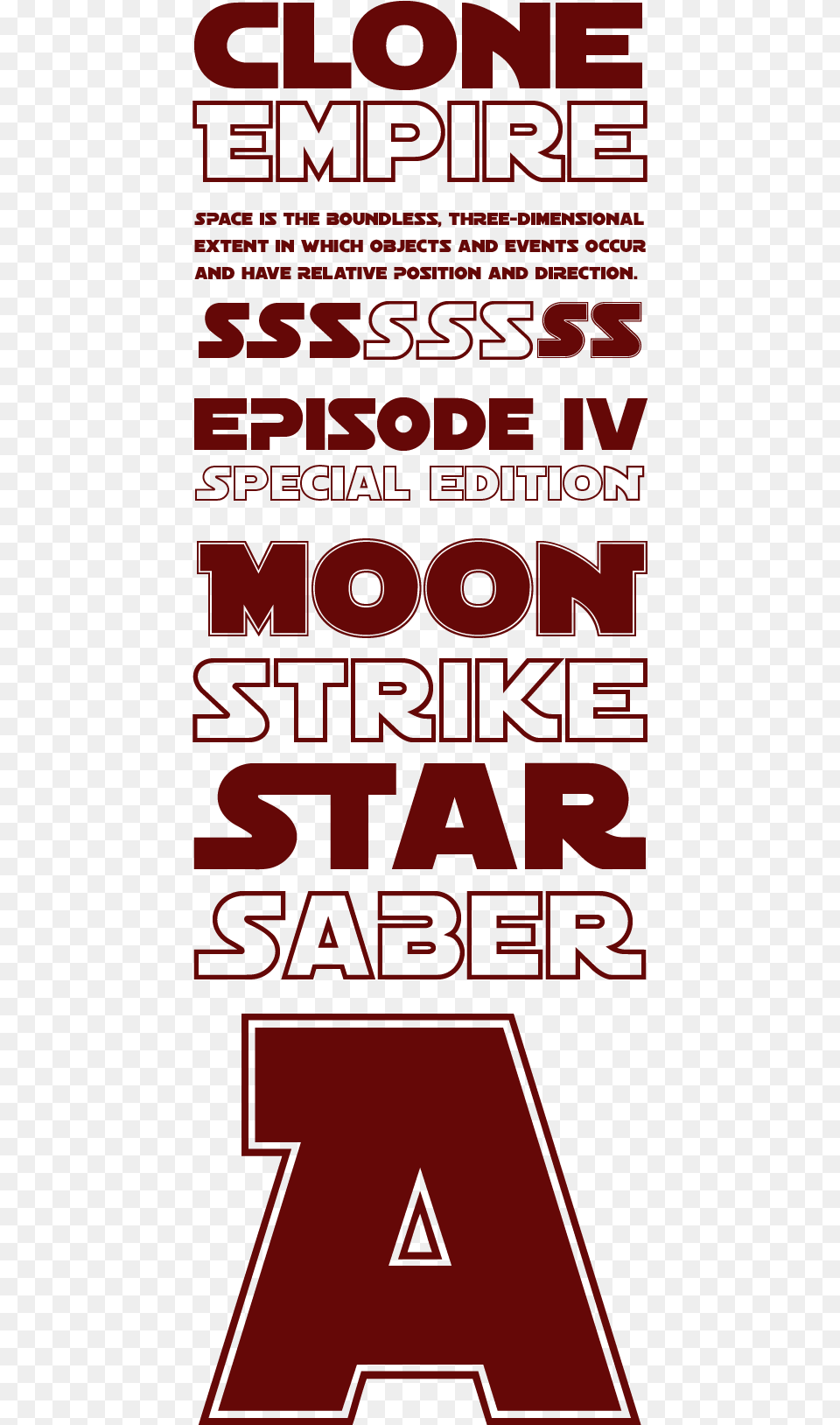 Star Wars Font Empire Star Wars Font, Advertisement, Poster Free Png Download