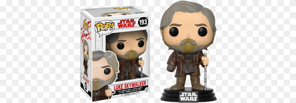 Star Wars Funko Pop Luke Skywalker Luke Skywalker Last Jedi Funko, Baby, Person Free Png