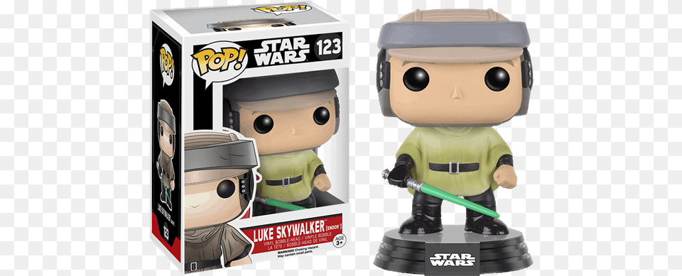 Star Wars Funko Pop Luke Skywalker Luke Skywalker Pop, Figurine, Vr Headset Png