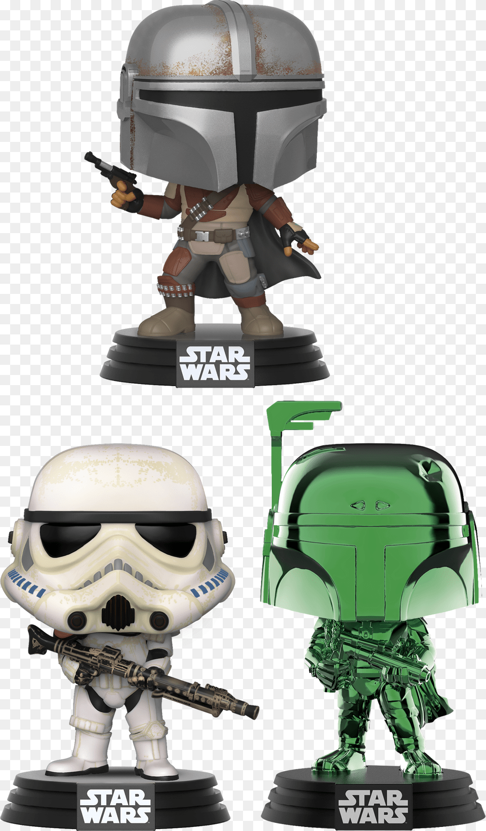 Star Wars Funko Pop Star Wars 2019, Helmet, Baby, Person, Gun Png Image
